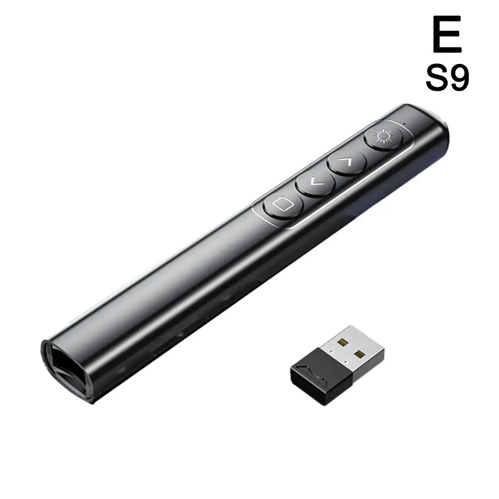 Presentador inalámbrico PPT Page Turner, puntero láser USB, bolígrafo presentador de Control remoto infrarrojo para proyector Powerpoint Slide