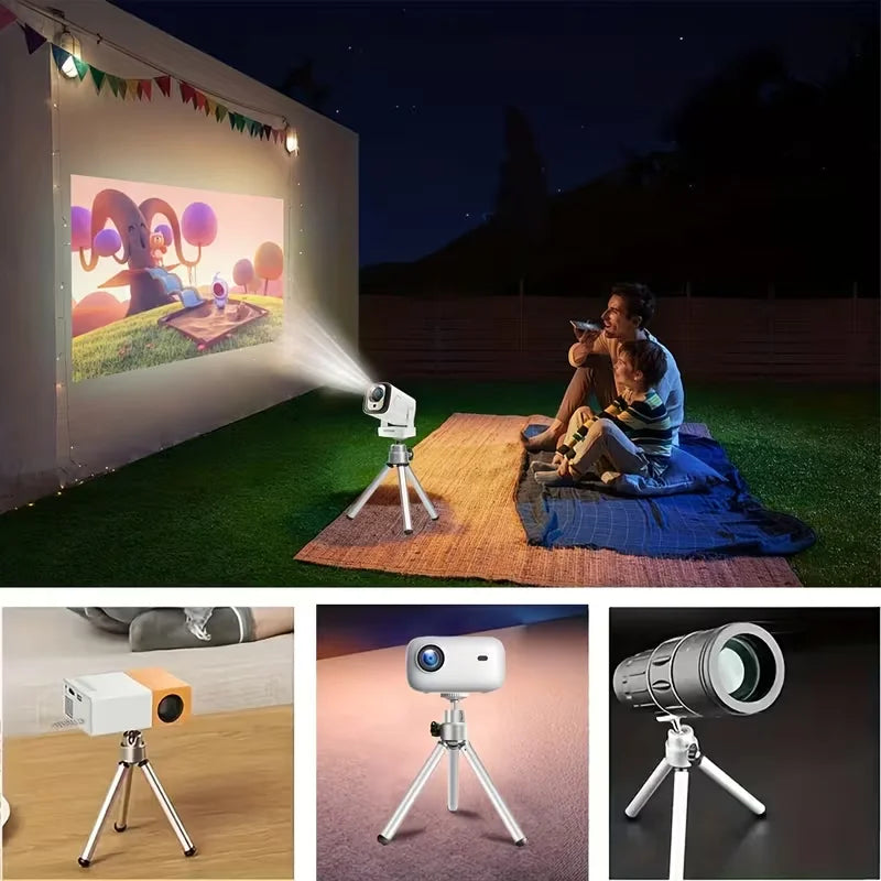 Soporte de Mini Proyector Velec para For HY300 PRO+ HY310 HY320 MINI TP360, Trípode para Proyector 360 °   Accesorios Giratorios de Altura Ajustable
