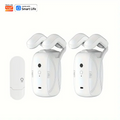 Robot de cortina WiFi inteligente con puerta de enlace Wi-Fi, Control de aplicación remota, arranque manual de apertura automática, Compatible con Alexa, 1/2 Uds.