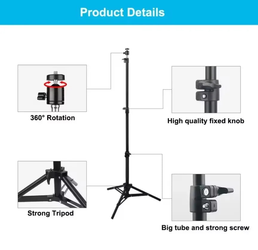 Xiaohui-soporte portátil Universal de 50cm-160cm para Mini proyector HY300, soporte para trípode, soporte de carga máxima de 3,3 libras