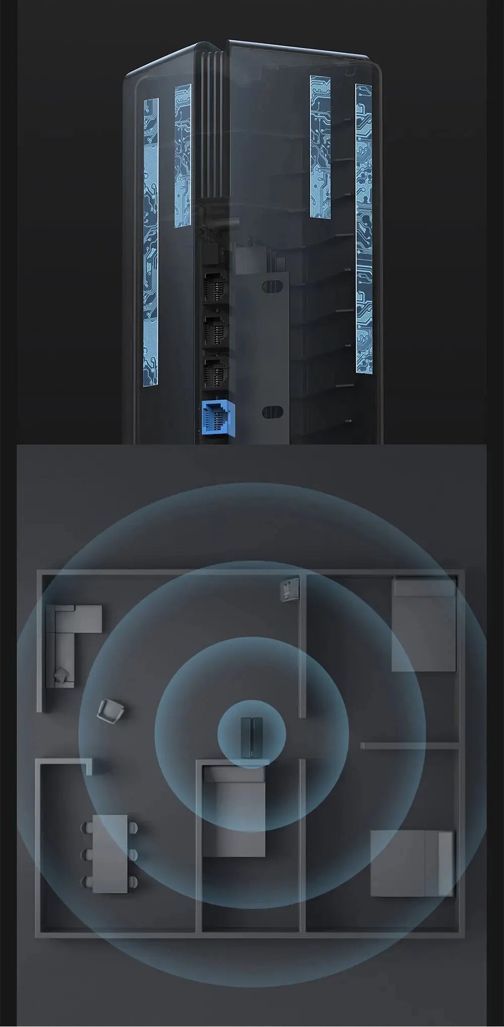 Xiaomi-enrutador AX3000 WiFi, red de malla Gigabit, 4 amplificadores de señal, penetración de pared, memoria grande de 256M, estabilidad multidispositivo