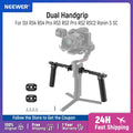 NEEWER-empuñadura doble con abrazaderas NATO de liberación rápida, 2 Mini rieles NATO para DJI RS4 RS4 Pro RS3 RS3 Pro RS2 RSC2 Ronin S SC Gimba