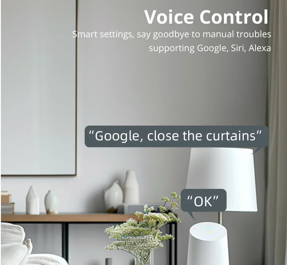 Zemismart Matter Over WiFi 2N Motor de cortina inteligente para tubo de 37 38mm Motor de cortina enrollable Google Home Alexa Homekit App Control
