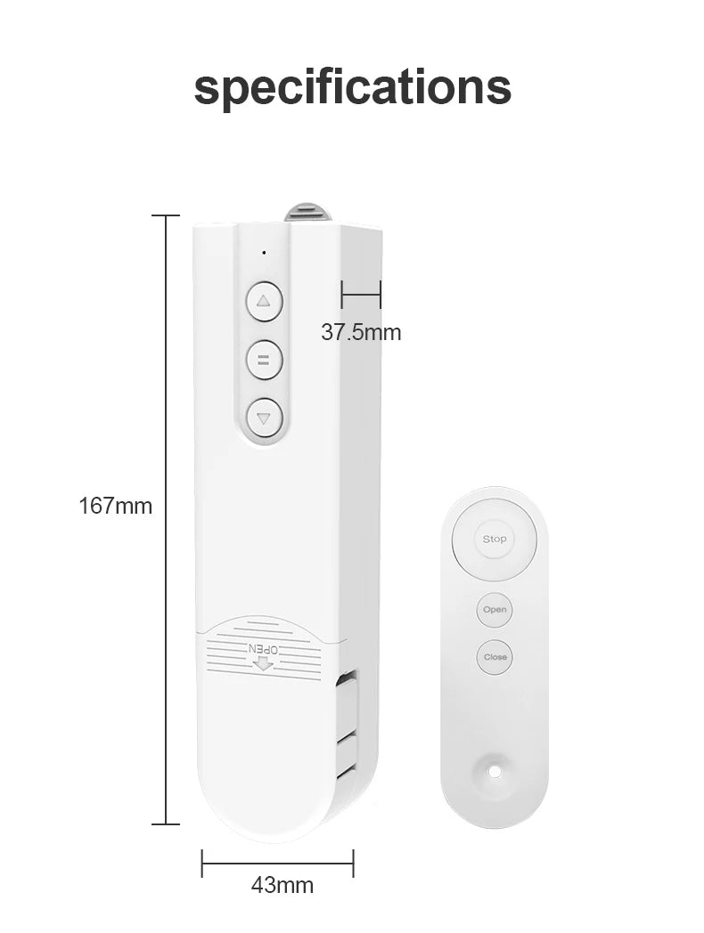 Persiana Motorizada Inteligente, Obturador Eléctrico Automático, Robot Controlador de Cortinas para Tuya Zigbee App, Google Home, Alice, Alexa Voice
