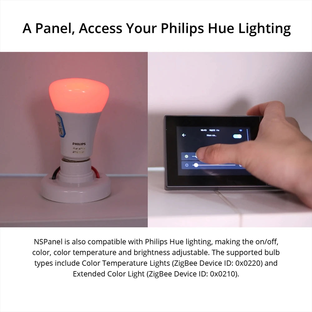 Sonoff NSPanel 86/120 UE/EE. UU. Interruptor de pared de escena inteligente WiFi pantalla inteligente Control todo en uno funciona para eWeLink Alexa Google Home