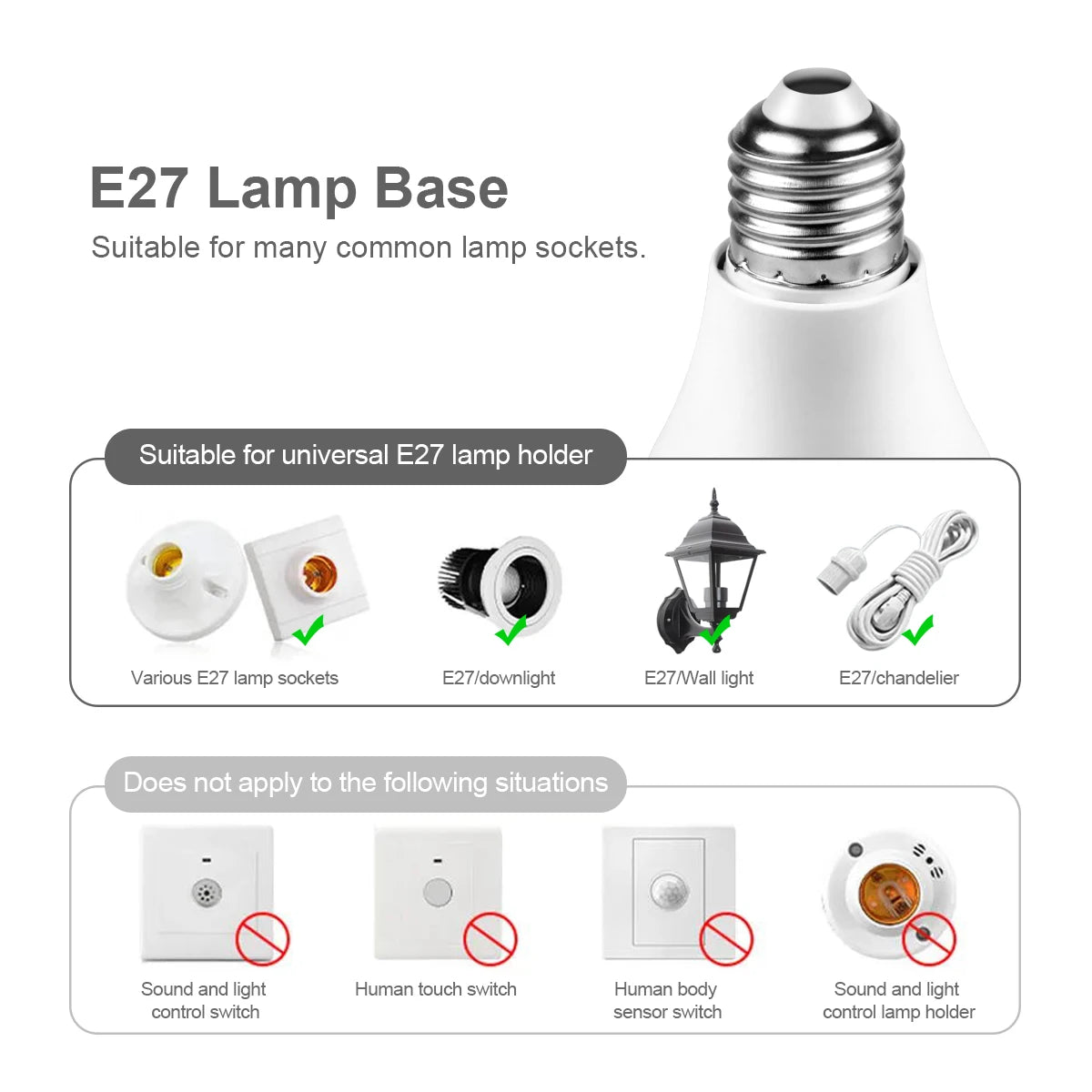 Bombilla LED de detección de Radar de microondas, 220V, E27, 12W, lámpara de inducción de movimiento, Radar incorporado/sensores de luz para escaleras del hogar