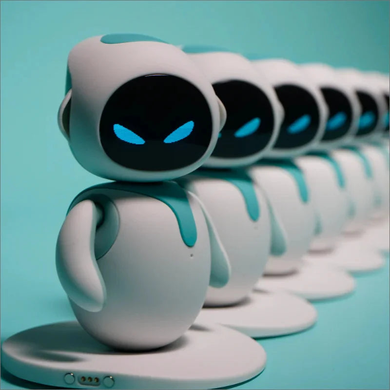 Robot inteligente Eilik Original, automatización electrónica, Robot Ai, interacción emocional, modo Vocal múltiple, bonito regalo azul y rosa
