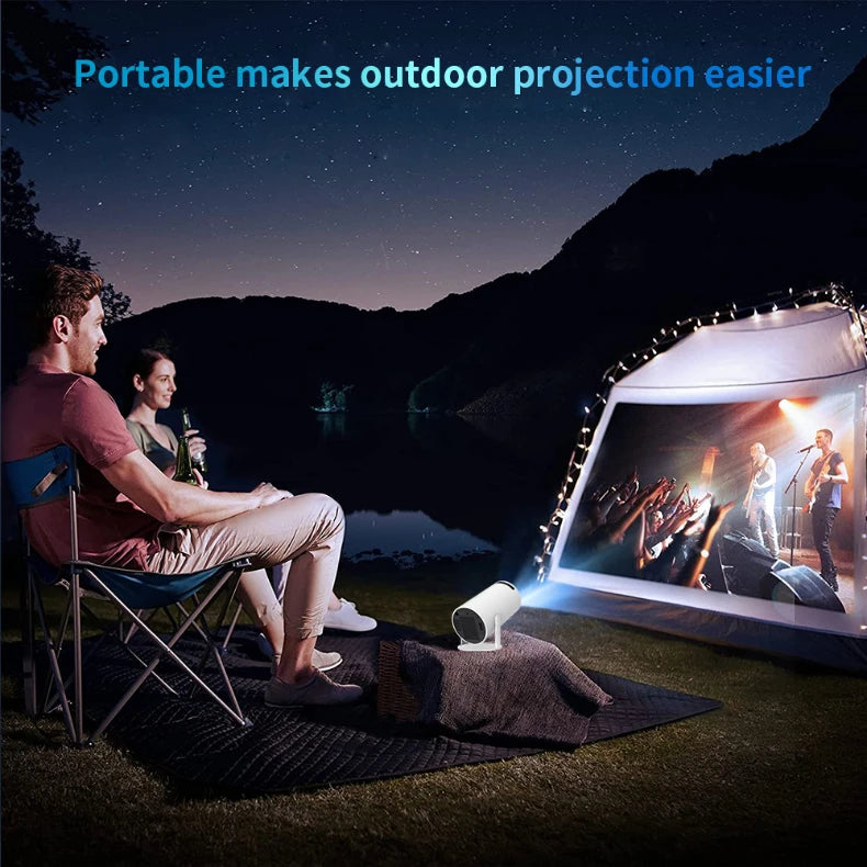Proyector de juegos portátil original, consola de videojuegos retro inalámbrica, proyector 4k para cine en casa con Android 13, con Bluetooth y wifi.