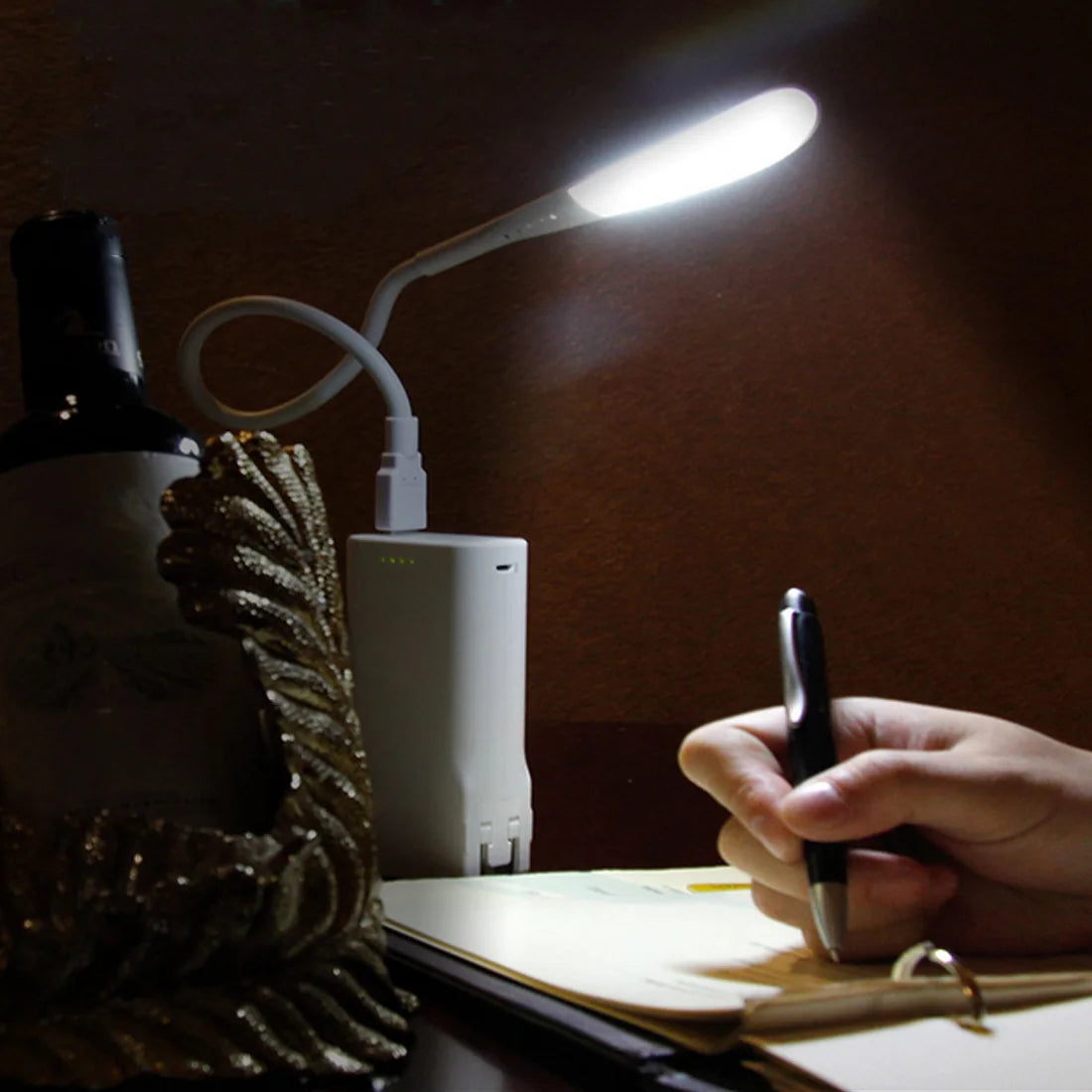 Mini luces LED USB, Luz Portátil con Sensor táctil, regulable, mesa, escritorio, Banco de energía, PC