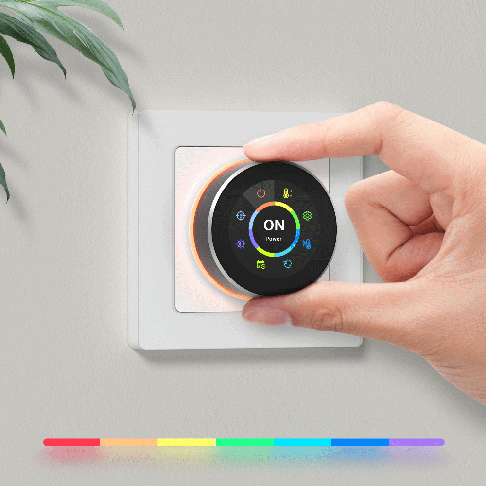 Termostato inteligente AVATTO con WiFi, controlador de temperatura para caldera de agua, gas y calefacción eléctrica, compatible con Tuya, Alexa y Google Home