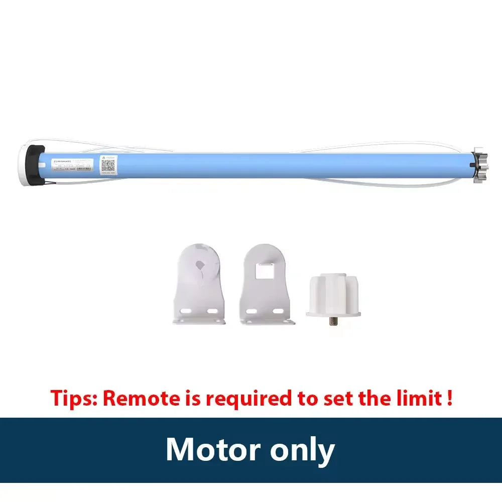 Zemismart Matter Over WiFi 2N Motor de cortina inteligente para tubo de 37 38mm Motor de cortina enrollable Google Home Alexa Homekit App Control