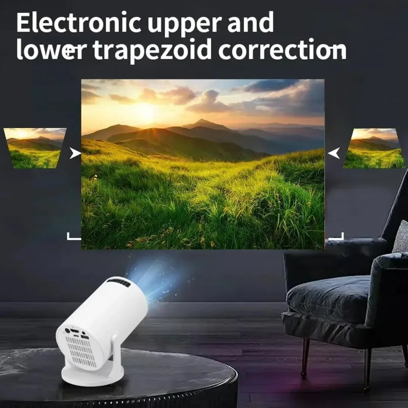 Proyector LED Portátil para Exteriores HY300 2026, 4K, Wifi, 1080P, 1280x720P HD, Cine en Casa, Proyección de Videos, Películas y Videojuegos