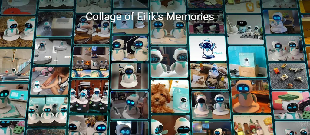 Robot inteligente Eilik Original, automatización electrónica, Robot Ai, interacción emocional, modo Vocal múltiple, bonito regalo azul y rosa