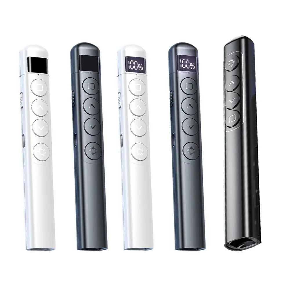 Presentador inalámbrico PPT Page Turner, puntero láser USB, bolígrafo presentador de Control remoto infrarrojo para proyector Powerpoint Slide