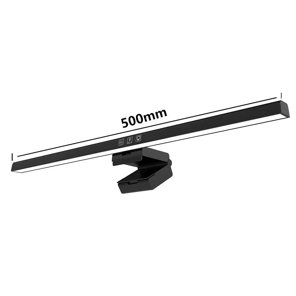 Lámpara de Escritorio USB HOMEFISH de 50cm con Barra de Luz para Monitor, Regulación Continua, Luz de Lectura Colgante para Mesa de Estudio